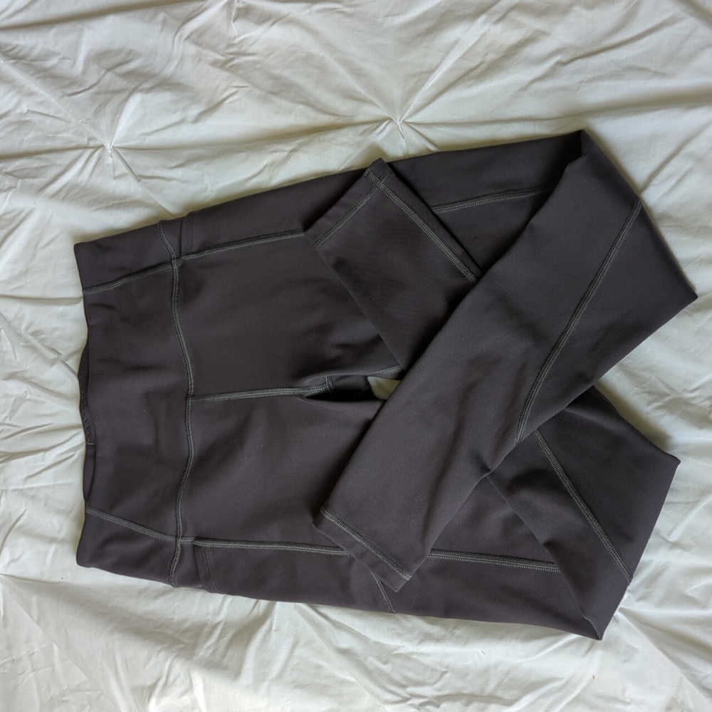 Victoria secret leggings yoga pants purple grey  size 6